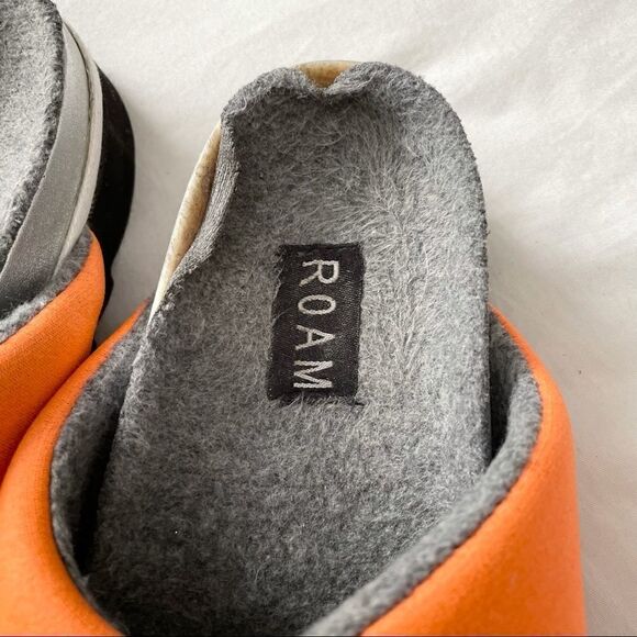 ROAM Dawn Orange Cross Slides Sandals 7 - Picture 6 of 10